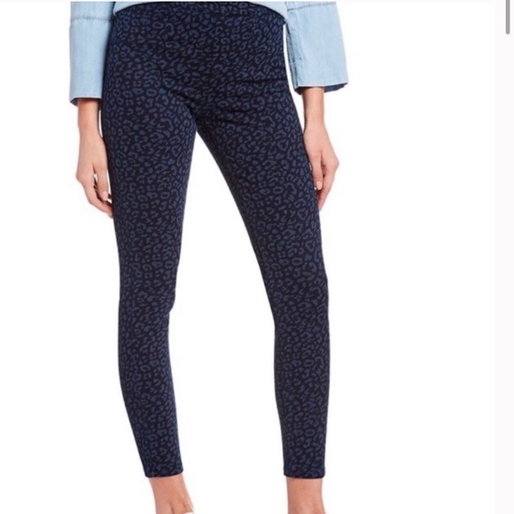 SPANX Pants - Spanx Jean-ish Ankle Legging Leopard Denim Medium